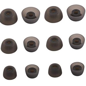 ALXCD Ear Tips Compatible with Jabra Elite 75t Headphone, 6 Pairs Replacement Silicone Tips, Compatible with Jabra Elite 75t/ 65t/ Active/ 7 Pro/ Elite 3/ Elite 4 S/M/L