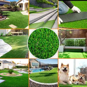 SMARTLAWN PROFESSIONAL Realistic Artificial Grass Rug, 5'X11' Carpets for Indoor and Outdoor Use, 1.25" Pile Height Soft and Lush Natural Looking Synthetic Mats