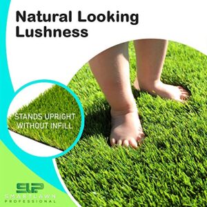 SMARTLAWN PROFESSIONAL Realistic Artificial Grass Rug, 5'X11' Carpets for Indoor and Outdoor Use, 1.25" Pile Height Soft and Lush Natural Looking Synthetic Mats