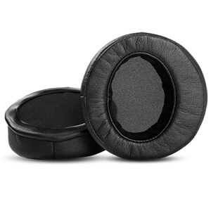 1 pair black replacement ear pad cushion pillow compatible with status audio cb-1 headphones earpad