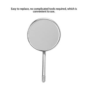 Professional Dental Mirror, Dental Mouth Mirror Head, Dental Mouth Mirror Head Stainless Steel Odontoscope Mirror Accessory 20Pcs