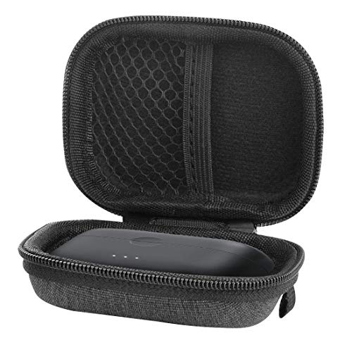 Linkidea Headphones Carrying Case Compatible with Anker Soundcore Liberty Air 2 Wireless Earbuds Case, Protective Hard Shell Travel Bag with Cable (Black-Gray)