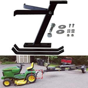 elitewill lawn mower trailer towing hitch, garden tractor pro hi hitch compatible with john deere cub cadet husqvarna craftsman riding mowers