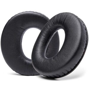 wc replacement ear pads for sony mdr-rf985r rf970 rf970rk rf960rk rf960r rf925rk & mdr-ds6500 headphones | softer leather, luxurious memory foam, added thickness, enhanced noise isolation | black