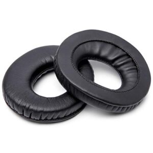 WC Replacement Ear Pads for Sony MDR-RF985R RF970 RF970RK RF960RK RF960R RF925RK & MDR-DS6500 Headphones | Softer Leather, Luxurious Memory Foam, Added Thickness, Enhanced Noise Isolation | Black