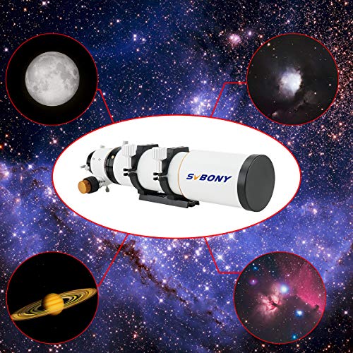 SVBONY SV503 Telescope 80ED F7 Telescope OTA Focal Length 560mm for Exceptional Viewing and Astrophotography