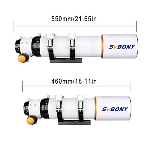 SVBONY SV503 Telescope 80ED F7 Telescope OTA Focal Length 560mm for Exceptional Viewing and Astrophotography