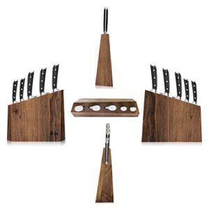 Cangshan TS Series 1024876 Swedish 14C28N Steel Forged 6-Piece Knife Block Set, Walnut