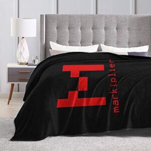 Markiplier Soft and Warm Throw Blanket Digital Printed Ultra-Soft Micro Fleece Blanket 50"x40"