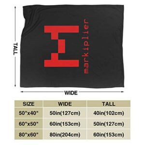 Markiplier Soft and Warm Throw Blanket Digital Printed Ultra-Soft Micro Fleece Blanket 50"x40"