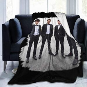 dobre brothers music band soft and warm throw blanket digital printed ultra-soft micro fleece blanket 50"x40"