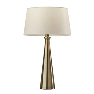 adesso home sl1141-21 transitional table lamp (set of 2) from lucy collection finish, 13.00 inches, e26 medium base, antique brass, 2 count