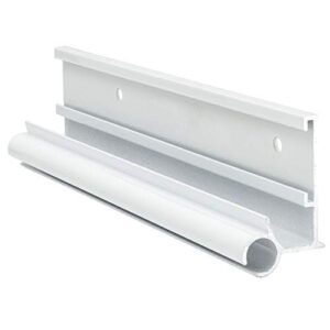 recpro rv awning trim with gutter | 92" length | aluminum | made in usa (5 trim pieces, white)