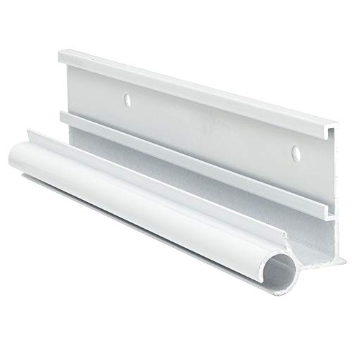 RecPro RV Awning Trim with Gutter | 92" Length | Aluminum | Made in USA (5 Trim Pieces, White)