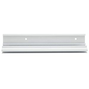 RecPro RV Awning Trim with Gutter | 92" Length | Aluminum | Made in USA (5 Trim Pieces, White)