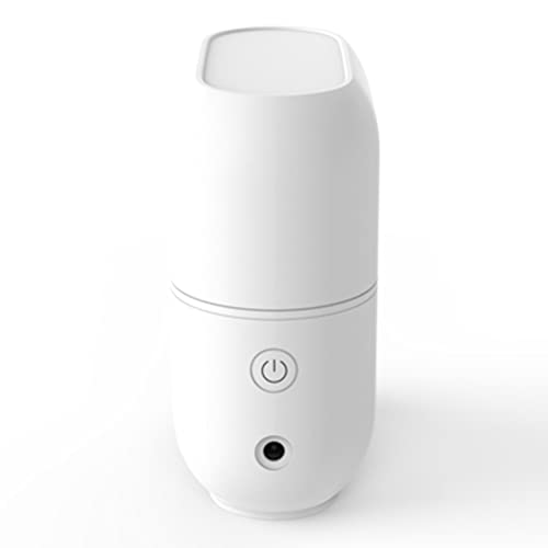 Boneco Hotel Room PET Bottle Reservoir Ultrasonic Travel Humidifier w/Variable Output, Auto Shut-Off, Empty Indicator, and Included Travel Bag, White
