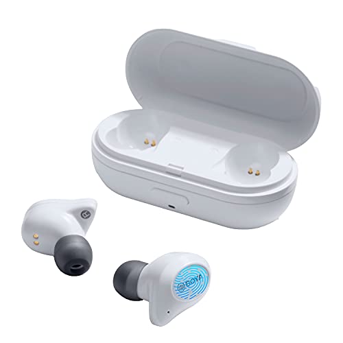 BOYA True Wireless Earbuds, Blutooth 5.0 in-Ear Earbuds Touch Control Wireless Headphone Earphone with Charging Case Built-in Microphone for Phone Calls Music Listening Sports (White)