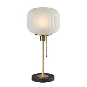 adesso 4277-21 hazel table lamp, 22 in, 60w, antique brass, 1 table lighting