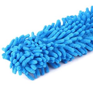 Car Wheel Brush, 16.8 Inch Easy Reach Long Wheel and Rim Tire Brush Soft Microfiber Cleaning Brush, Car Wash Tool