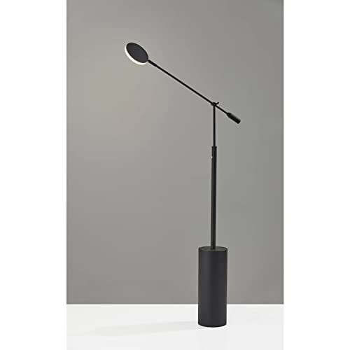 Adesso Home 2151-01 Contemporary Modern LED Floor Lamp from Grover Collection in Black Finish, 6.00 inches