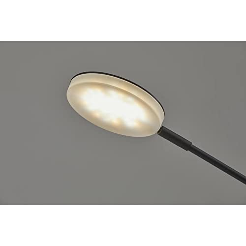 Adesso Home 2151-01 Contemporary Modern LED Floor Lamp from Grover Collection in Black Finish, 6.00 inches