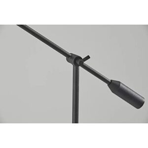 Adesso Home 2151-01 Contemporary Modern LED Floor Lamp from Grover Collection in Black Finish, 6.00 inches