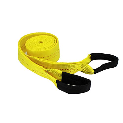 HFS (R) Yellow Tree Saver, Winch Strap, Tow Strap 30,000 Pound Capacity (3X20FT)