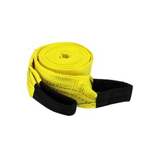 HFS (R) Yellow Tree Saver, Winch Strap, Tow Strap 30,000 Pound Capacity (3X20FT)