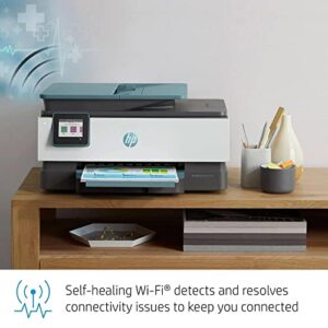 HP Officejet Pro 8028 All-in-One Printer Wireless Printer, Take control of Printing, Scanning, Copying, and Fax Jobs at Home and Office, Built-in Wifi via Mobile Device, Cloud-Based, 3UC64A (Renewed)