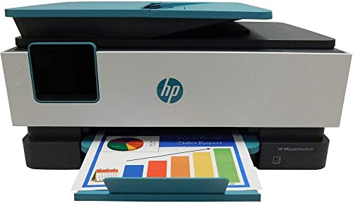 HP Officejet Pro 8028 All-in-One Printer Wireless Printer, Take control of Printing, Scanning, Copying, and Fax Jobs at Home and Office, Built-in Wifi via Mobile Device, Cloud-Based, 3UC64A (Renewed)