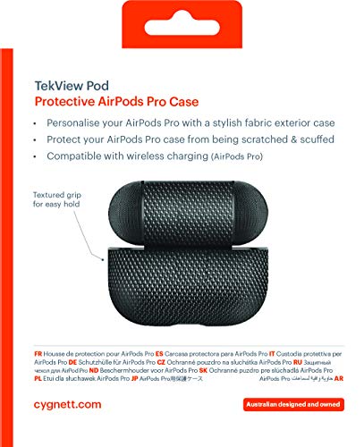 Apple Airpods 2nd Generation Tekview PRO Case and Wireless Charging Compatible by Cygnett - Navy/Blue