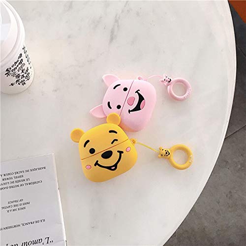 Cocomii 3D AirPods Pro Case - 3D Cartoon - Slim - Lightweight - Matte - Keychain Ring 3D Cartoon Characters Cartoon - Luxury Headphone Case Cover Compatible with Apple AirPods Pro (Winnie The Pooh)