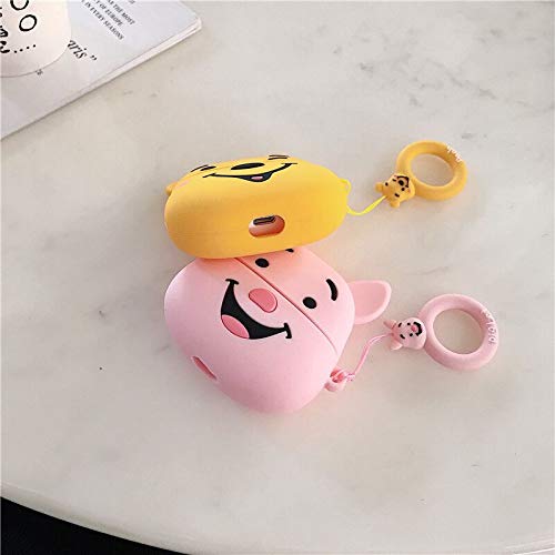 Cocomii 3D AirPods Pro Case - 3D Cartoon - Slim - Lightweight - Matte - Keychain Ring 3D Cartoon Characters Cartoon - Luxury Headphone Case Cover Compatible with Apple AirPods Pro (Winnie The Pooh)