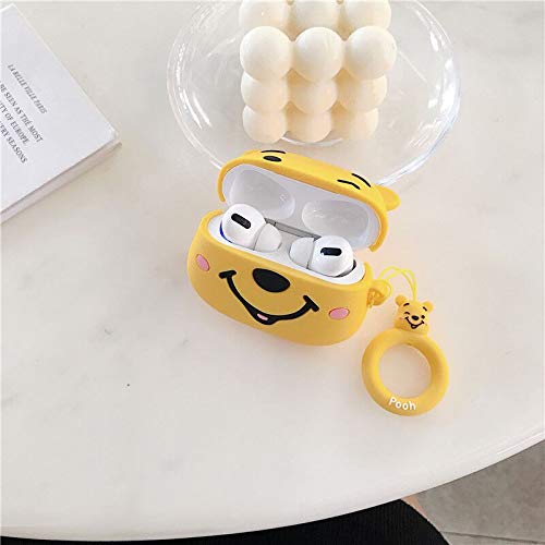 Cocomii 3D AirPods Pro Case - 3D Cartoon - Slim - Lightweight - Matte - Keychain Ring 3D Cartoon Characters Cartoon - Luxury Headphone Case Cover Compatible with Apple AirPods Pro (Winnie The Pooh)