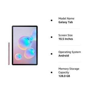 Samsung Galaxy Tab S6 10.5 inches, 128GB WiFi Tablet Rose Blush- SM-T860NZNAXAR (Renewed)