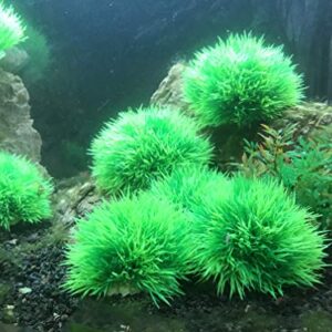 4Pcs Aquarium Decorations Fish Tank Artificial Green Water Plants Made of Soft Plastic