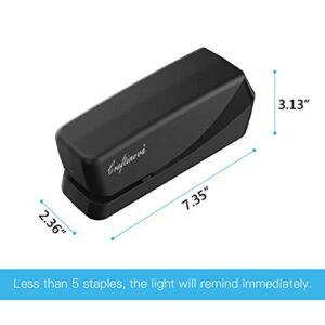 Craftinova Electric Stapler,Automatic Stapler,Including 2000 Staples and 1 adapters,Electric Stapler Heavy Duty Can Store 210 Staples，AC or Battery Powered Stapler Heavy Duty, 25 Sheet Capacity.