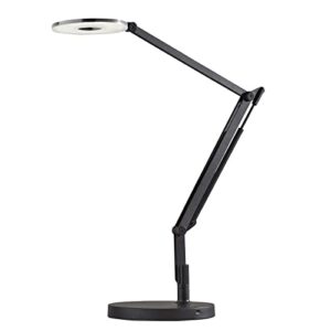 adesso 6013-01 gordon led desk lamp 32.5 in, 9 watt led, black, 1 table lamp
