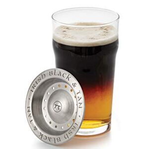 Outset Irish Black and Tan Layering Tool, 3.75" Diameter, Stainless Steel