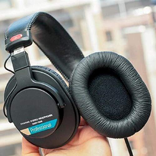 LINHUIPAD Replacement Headphone Earpads Ear Pads Cushions Compatible with Sony MDR-7506,MDR-7806,MDR-V6,MDR-CD900ST Headset (Black)