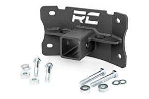 rough country 2" receiver hitch plate for 2013-2018 can-am maverick - 97015 black