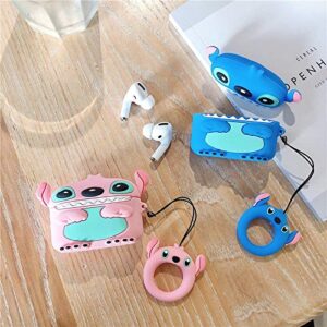 Cocomii 3D AirPods Pro Case - 3D Cartoon - Slim - Lightweight - Matte - Keychain Ring 3D Cartoon Characters Cartoon - Luxury Aesthetic Headphone Case Cover Compatible with Apple AirPods Pro (Angel)