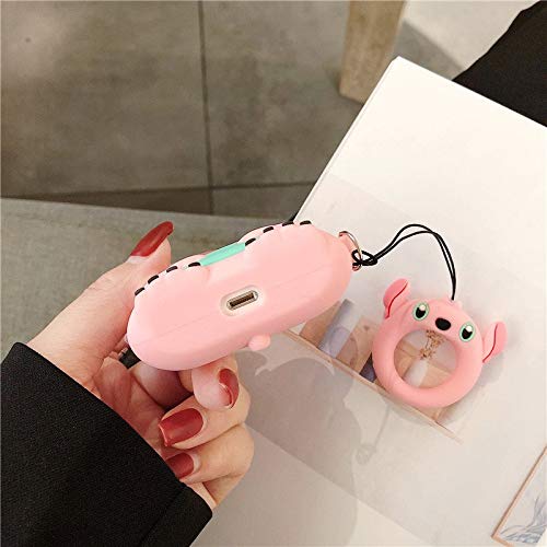 Cocomii 3D AirPods Pro Case - 3D Cartoon - Slim - Lightweight - Matte - Keychain Ring 3D Cartoon Characters Cartoon - Luxury Aesthetic Headphone Case Cover Compatible with Apple AirPods Pro (Angel)