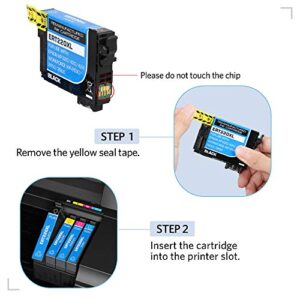 Leize Remanufactured Ink Cartridges Replacement for Epson 220 220XL T220XL 10-Pack use for Workforce Pro WF-2750 WF-2760 WF-2650 WF-2630 WF-2660 XP-420 XP-320 (4 Black, 2 Cyan, 2 Magenta, 2 Yellow)