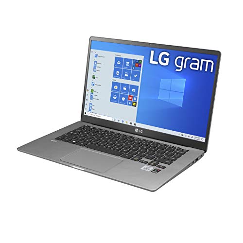 LG Gram Laptop - 14" Full HD IPS Display, Intel 10th Gen Core i7-1065G7 CPU, 16GB RAM, 512GB M.2 MVMe SSD, Thunderbolt 3, 18.5 Hour Battery Life - 14Z90N (2020)