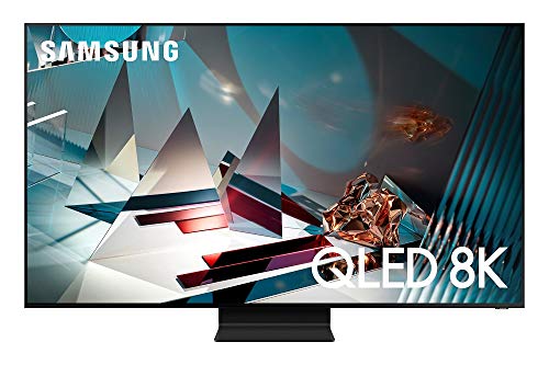 SAMSUNG 75-inch Class QLED Q800T Series - Real 8K Resolution Direct Full Array 24X Quantum HDR 16X Smart TV with Alexa Built-in (QN75Q800TAFXZA, 2020 Model)