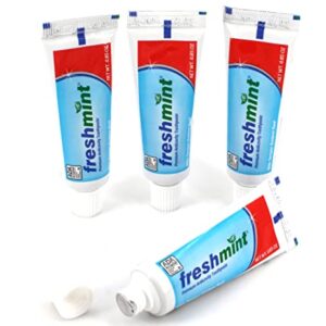 Freshmint® 144 Tubes of 0.85 oz. Premium Anticavity Fluoride Toothpaste with Safety Seal (ADA Accepted)