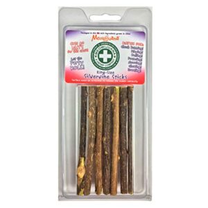 meowijuana | king size silverine sticks | all natural matatabi chew sticks | high potency cat treat | cat dental health | catnip alternative | feline and cat lover approved