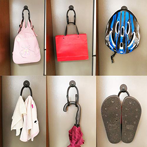 2/PK Magnetic Hanger Magnetic Hook Magnetic Storage Rack for Cowboy Hat, Hard hat, Cords,Tools,Bags,Towels, Shoes, Toys, Umbrella, Cap,etc - Strong Magnet - No Scratches to The Surface