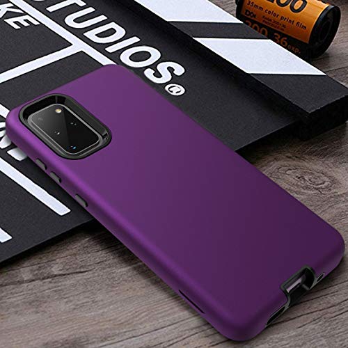 WeLoveCase Galaxy S20 Plus Case, S20+ Plus 5G Cover 3 in 1 Full Body Heavy Duty Protection Hybrid Shockproof TPU Bumper Protective Case for Samsung Galaxy S20 Plus 5G 6.7 inch Dark Purple